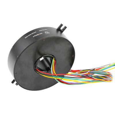4/8 Circuits Pancake Slip Ring with 220VDC/AC Voltage Rating and 5A/2A Current Rating