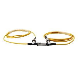 Small Flange Fiber Optic Rotary Joint Ultra Mini Single Channel Installation Diameter 6.8mm