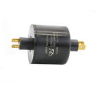 2 Circuits Rotary Slip Ring 240V Voltage Pin Connection With Engineering Plastic Housing