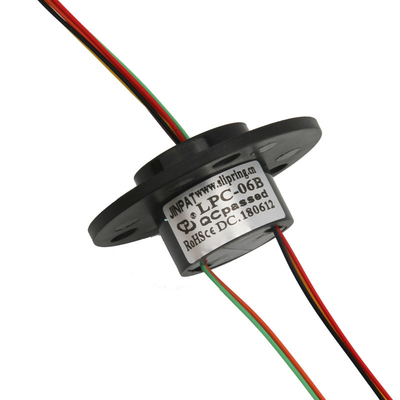 6 सर्किट गोल्ड संपर्क स्लिप रिंग 2A 300 आरपीएम LPC-06B